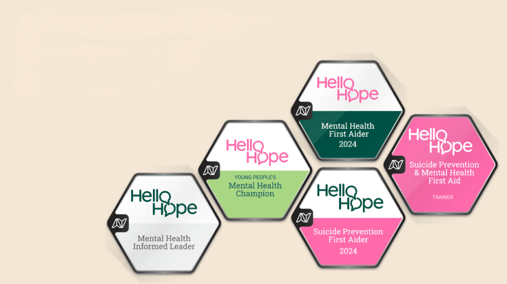 HelloHope digital badges